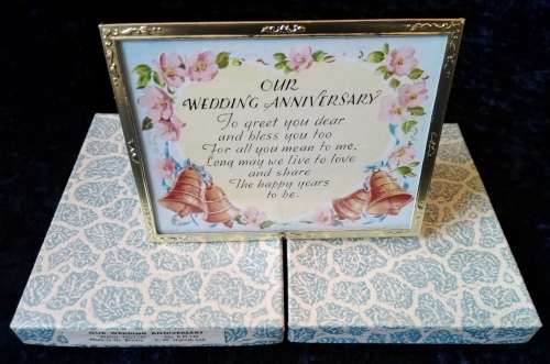 `BIJOU MOTTO` Photo Frame-F.W. Hannah Ltd. No B.M. 143-Made in Great Britain.