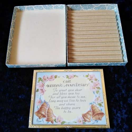 `BIJOU MOTTO` Photo Frame-F.W. Hannah Ltd. No B.M. 143-Made in Great Britain.