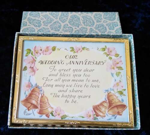 `BIJOU MOTTO` Photo Frame-F.W. Hannah Ltd. No B.M. 143-Made in Great Britain.