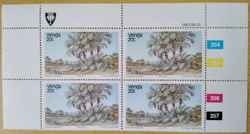 1983-Venda-MNH-Indigenous Trees-Control Block-SACC 80