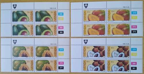 1983-Venda-MNH-Subtropical Fruit-Control Blocks-SACC 83-86