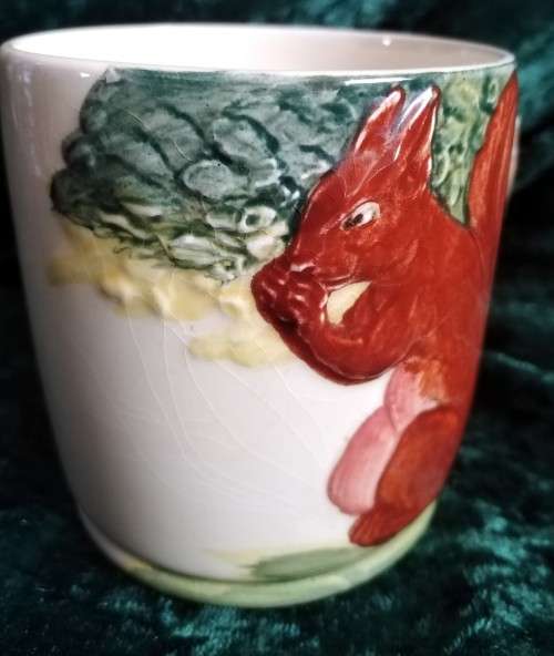 Royal Doulton Nursery Ware RARE Squirrel Mini-Mug.