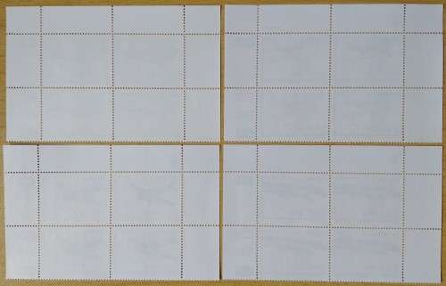 1989-SWA-MNH-75 Year Aviation-Control Blocks-SACC 522-525.