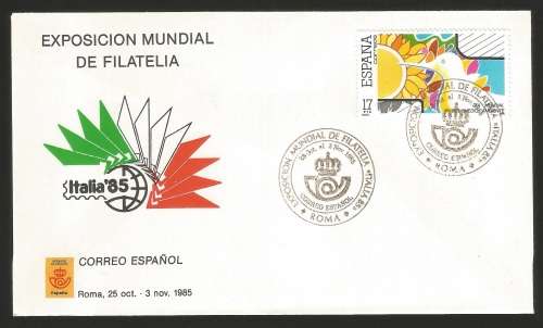 1985 International Environment Protection Day - Spain-FDC-Cover