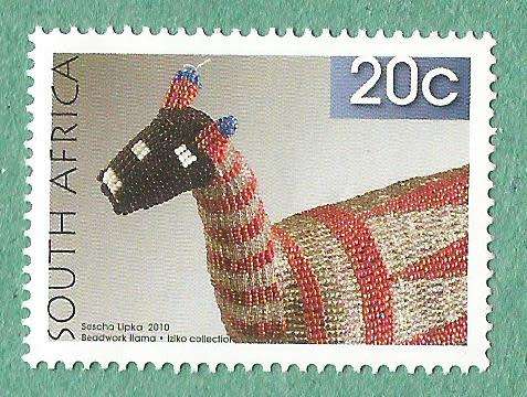2010-RSA-MNH-8Th Definitive Issue-Beadwork-20c-SACC 2106
