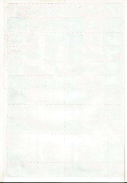 RSA-Part Sheet-Seals-Stamps- Tourism marketing No Gum