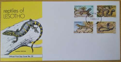 1979-Lesotho-Reptiles of Lesotho-FDC-Cover