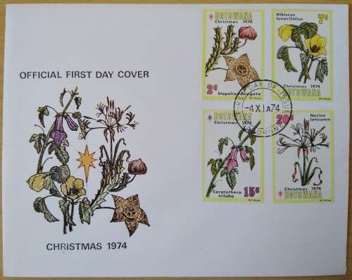 1974-Botswana-Christmas-FDC-Cover