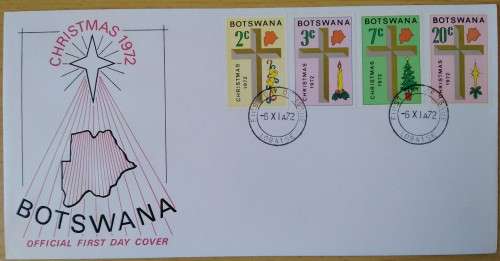 1972-Botswana-Christmas-FDC-Cover
