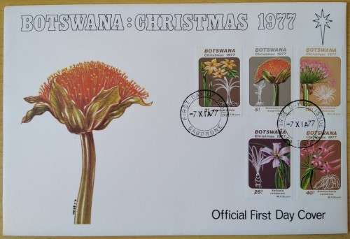 1977-Botswana-Christmas-FDC-Cover.