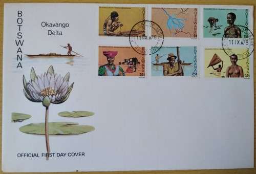 1978-Botswana-Okavango Delta-FDC-Cover.