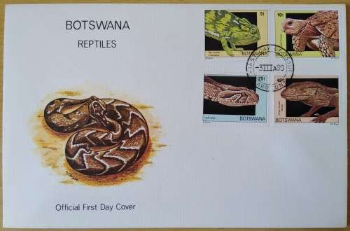 1980-Botswana-Reptiles-FDC-Cover.