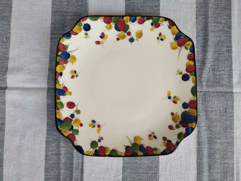 Royal Doulton `Honesty` Cake Plate. Rare pattern from the 1930`s