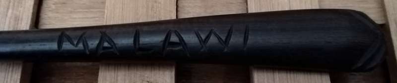 Hand Crafted Spoon. probably African Black wood. 14cm long