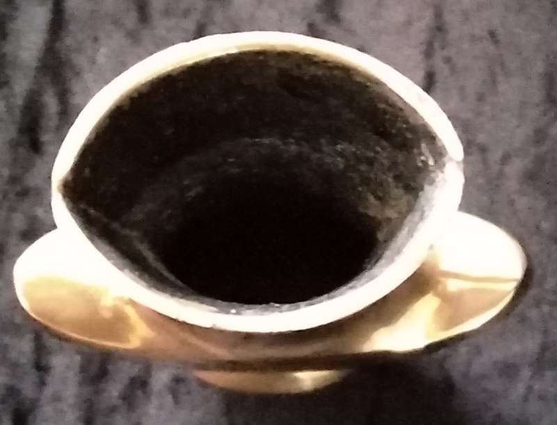 Brass Vase 15.5cm high