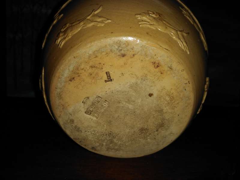 Doulton Lambeth Salt Glaze Pitcher. Excellent condition