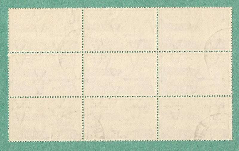 1949-Union of SA-Cent of Arrival of British Settlers in Natal. Bot Middel stamp, mark behind `N`