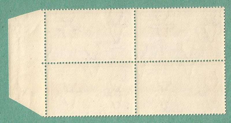 1949-MNH-Union of South Africa-Centenary of Arrival of British Settlers in Natal. Pennant Flaw