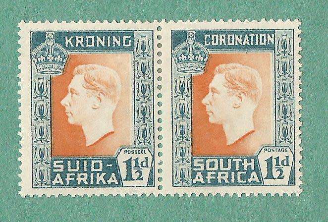 1937-MM-Union of South Africa-Coronation of King George VI. spot in frame