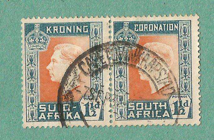 1937-Used-Union of South Africa-Coronation of King George VI.
