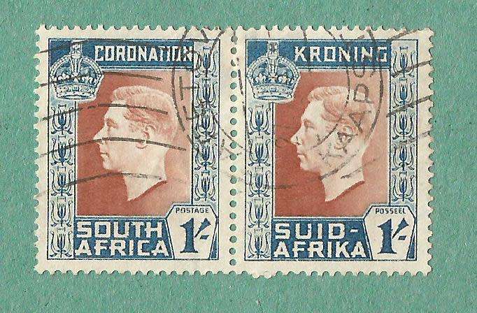 1937-Used-Union of South Africa-Coronation of King George VI.
