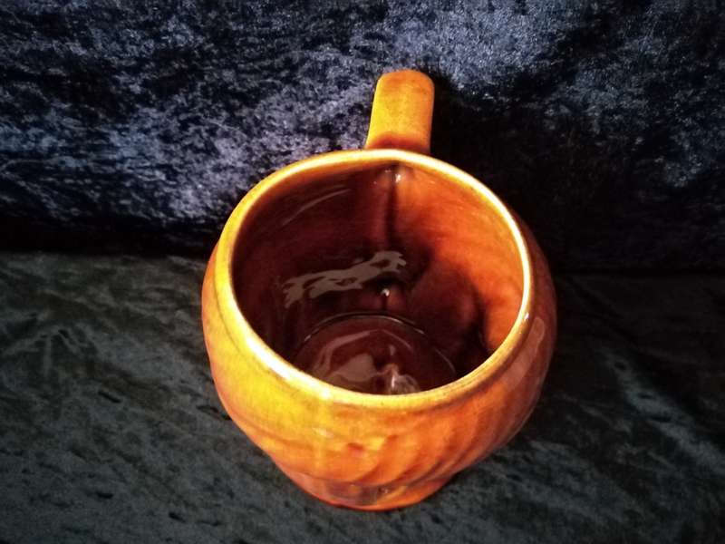 Brown beer Tankard. No Name. 15cm high