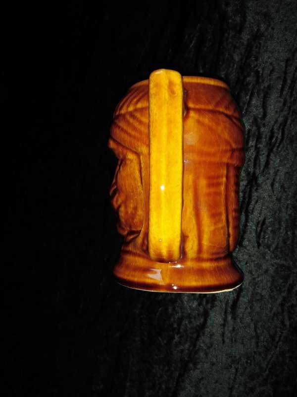 Brown beer Tankard. No Name. 15cm high