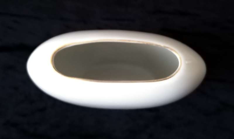 Japane vase with Iris design. 11cm High