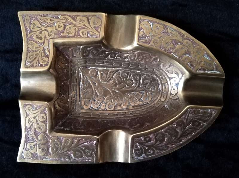 Brass Ashtray, Made in India