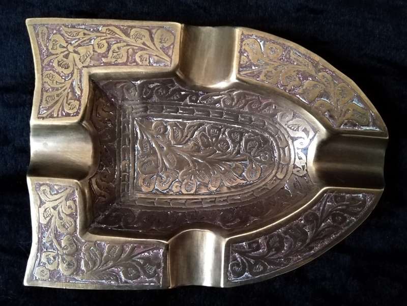 Brass Ashtray, Made in India