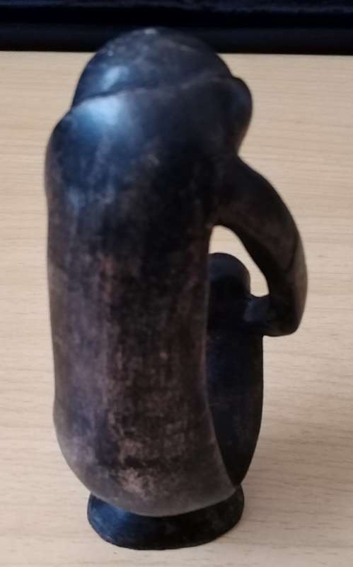 Wood carving of Mother and Child 14cm High