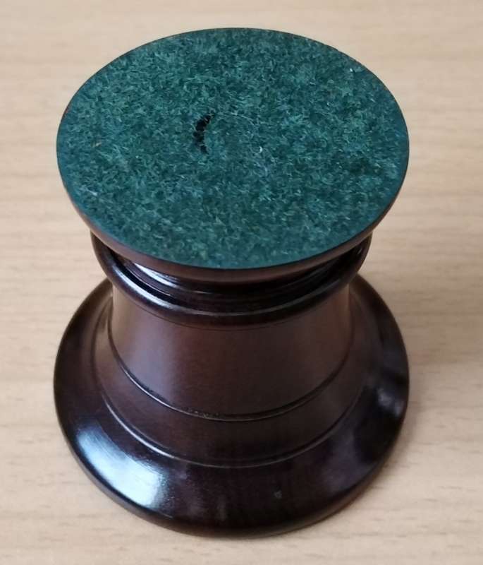 Ornamental Pestle and Mortar, Wood