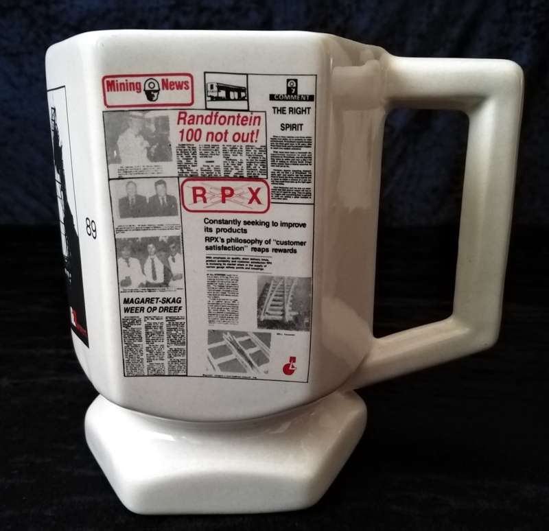 1989 Beer Mug -Mining - 14cm High