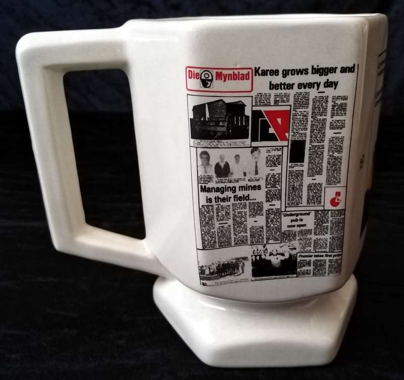 1989 Beer Mug -Mining - 14cm High