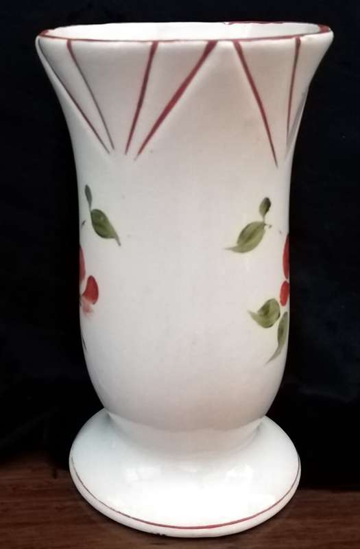 Royal Dux Vase 16cm High. Hand painted