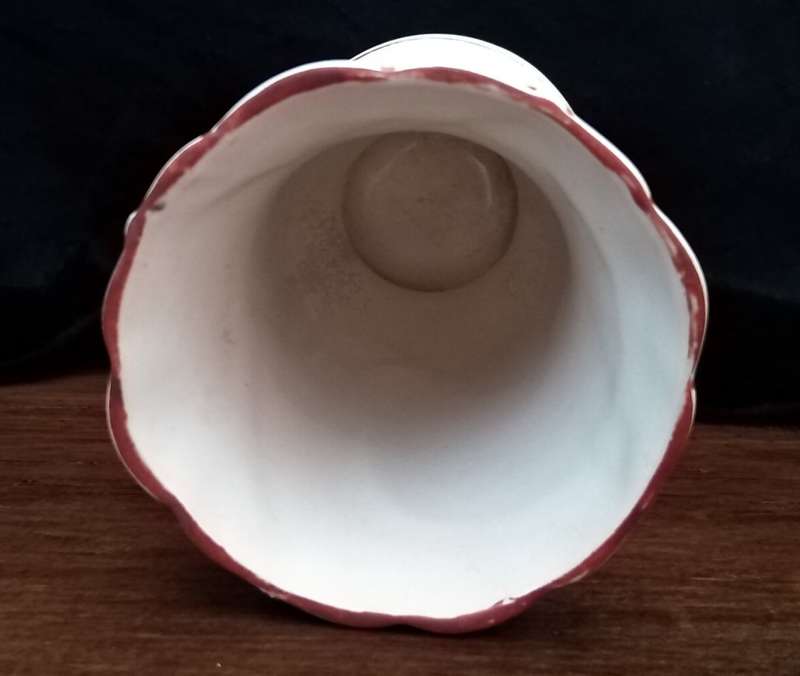 Royal Dux Vase 16cm High. Hand painted