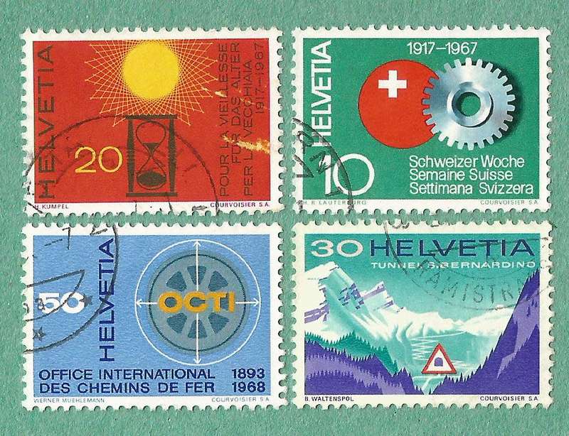 Switzerland Stamp Used 1967 Events
