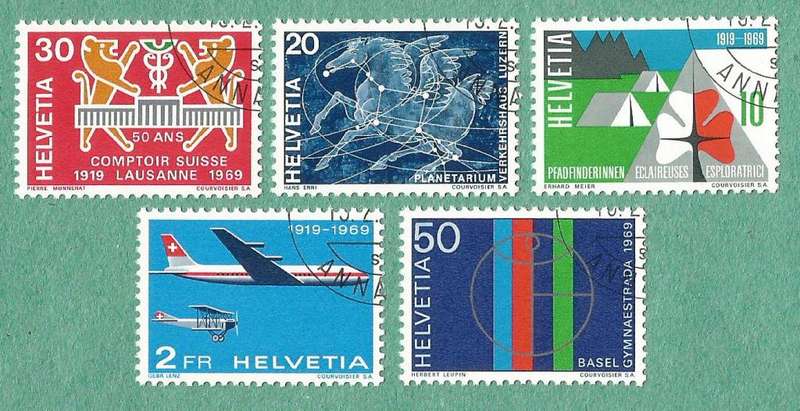 Switzerland Stamp Used 1969 Events