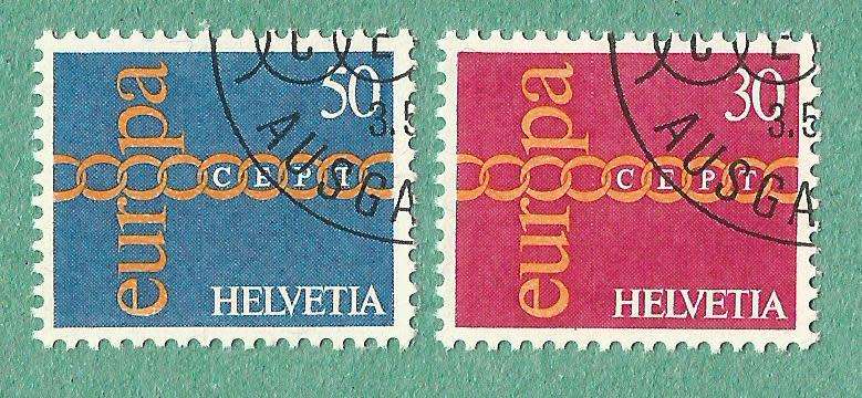 Switzerland Stamp Used 1971 Europa CEPT