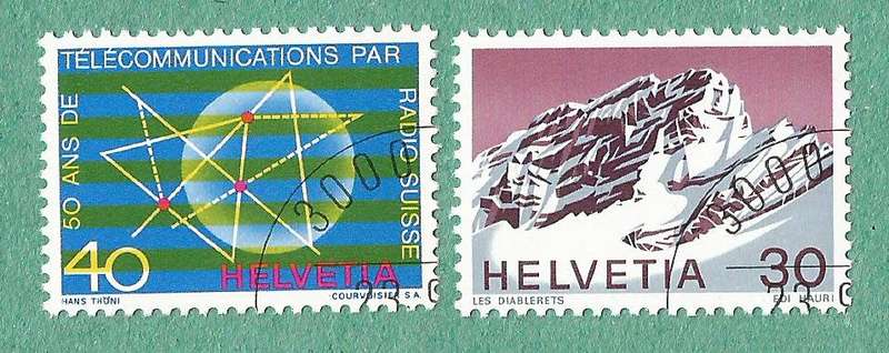 Switzerland Stamp Used 1971 Anniversaries