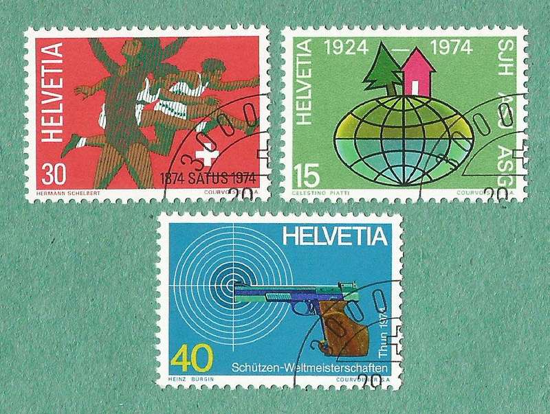 Switzerland Stamp Used 1974 Events