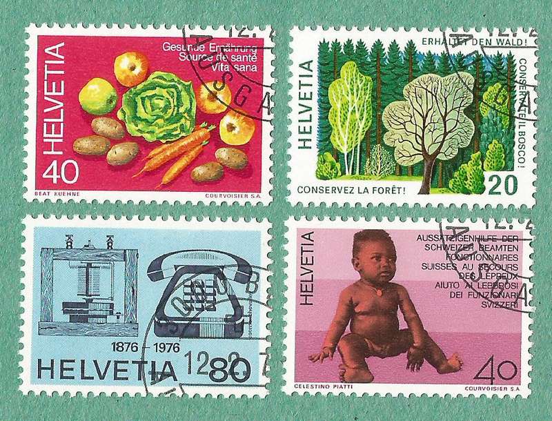Switzerland Stamp Used 1976 Anniversaries & Events 1
