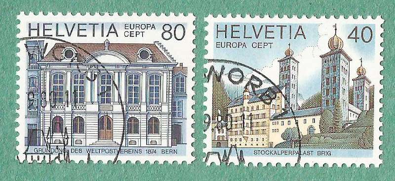 Switzerland Used 1978 EUROPA CEPT - Monuments