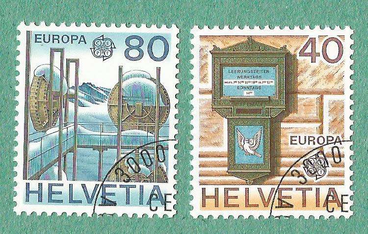 Switzerland Used 1979 EUROPA Stamps - Post & Telecommunications