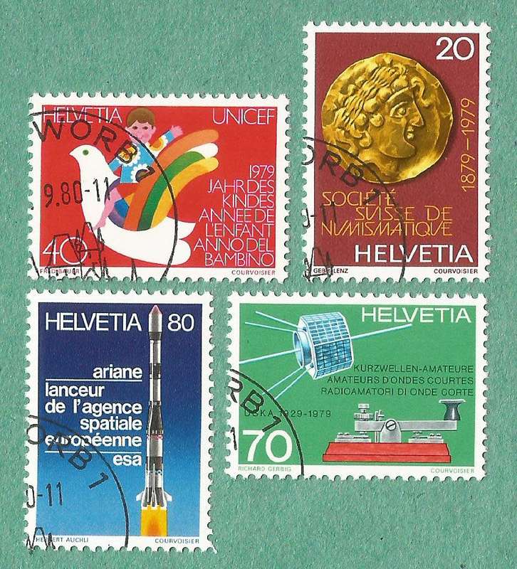 Switzerland Used 1979 Anniversaries