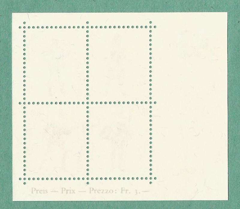 Switzerland Used 1974 International Philatelic Exhibition INTERNABA 1974, Basel - Military Uniforms