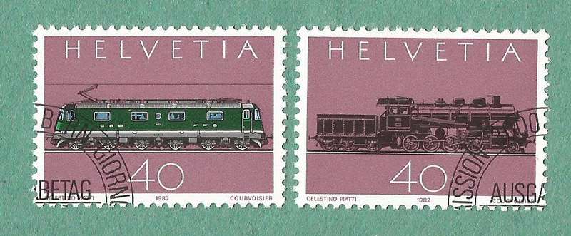 Switzerland Used 1982 The 100th Anniversary of the St. Gotthard Railway