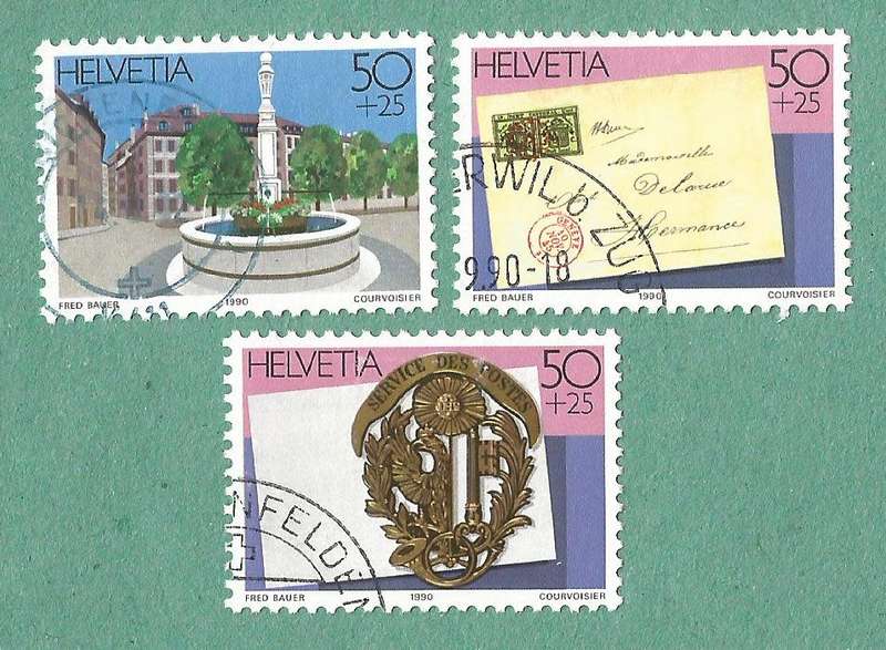 Switzerland Used 1990 National Philatelic Exhibition HELVETIA GENEVE `90