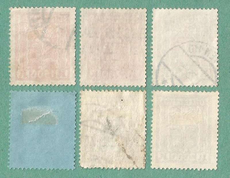 Austria Used 1922 -1924 The Republic of Austria `Wheat` high Values