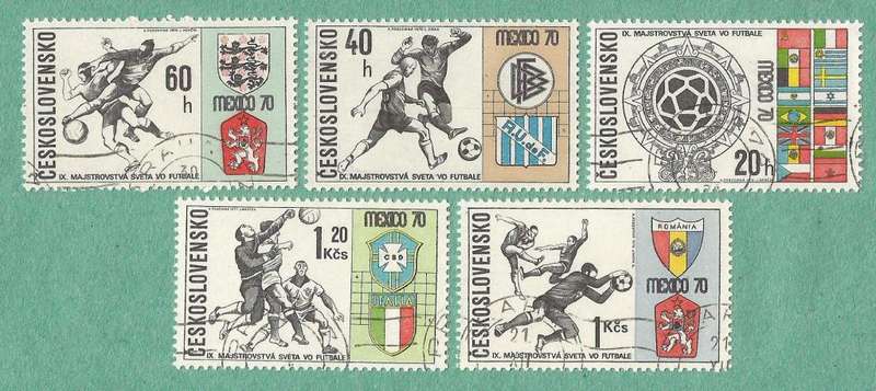 czechoslovakia Used 1970 Football World Cup - Mexico